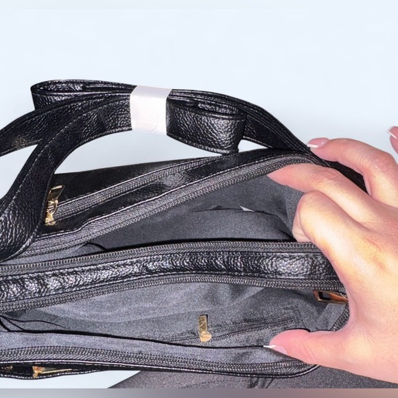 Beverly Hills Polo Club Black Multi-Section Crossbody Bag | NWT - Picture 10 of 12